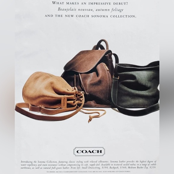 RARE Coach Vintage Sonoma Purple Periwinkle Leather Bag - Picture 15 of 15